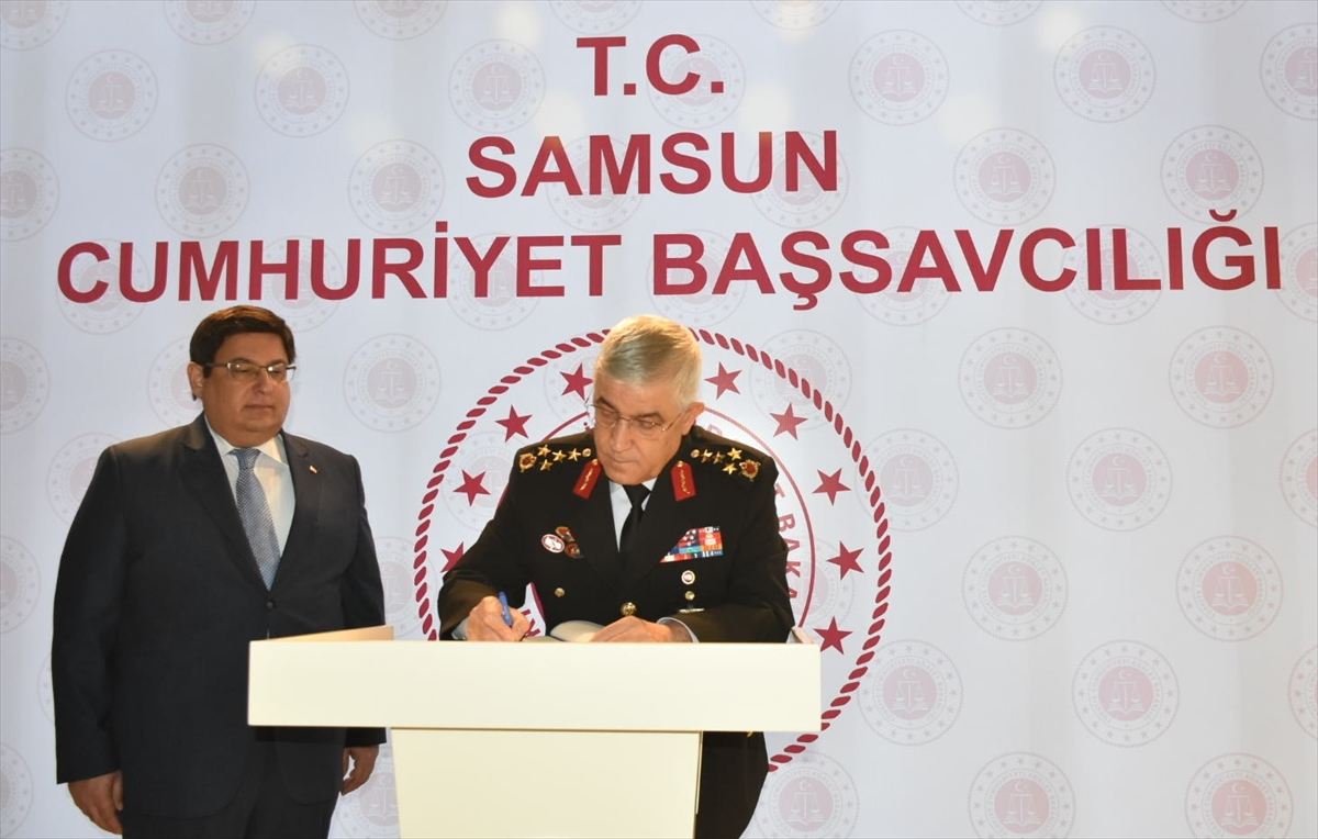 Jandarma Genel Komutanı Orgeneral Çetin'den Samsun Cumhuriyet Başsavcısı Kılıç'a ziyaret