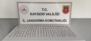 KAYSERİ (AA) – Kayseri'de tarihi eser kaçakçılarına yönelik operasyonda, Roma