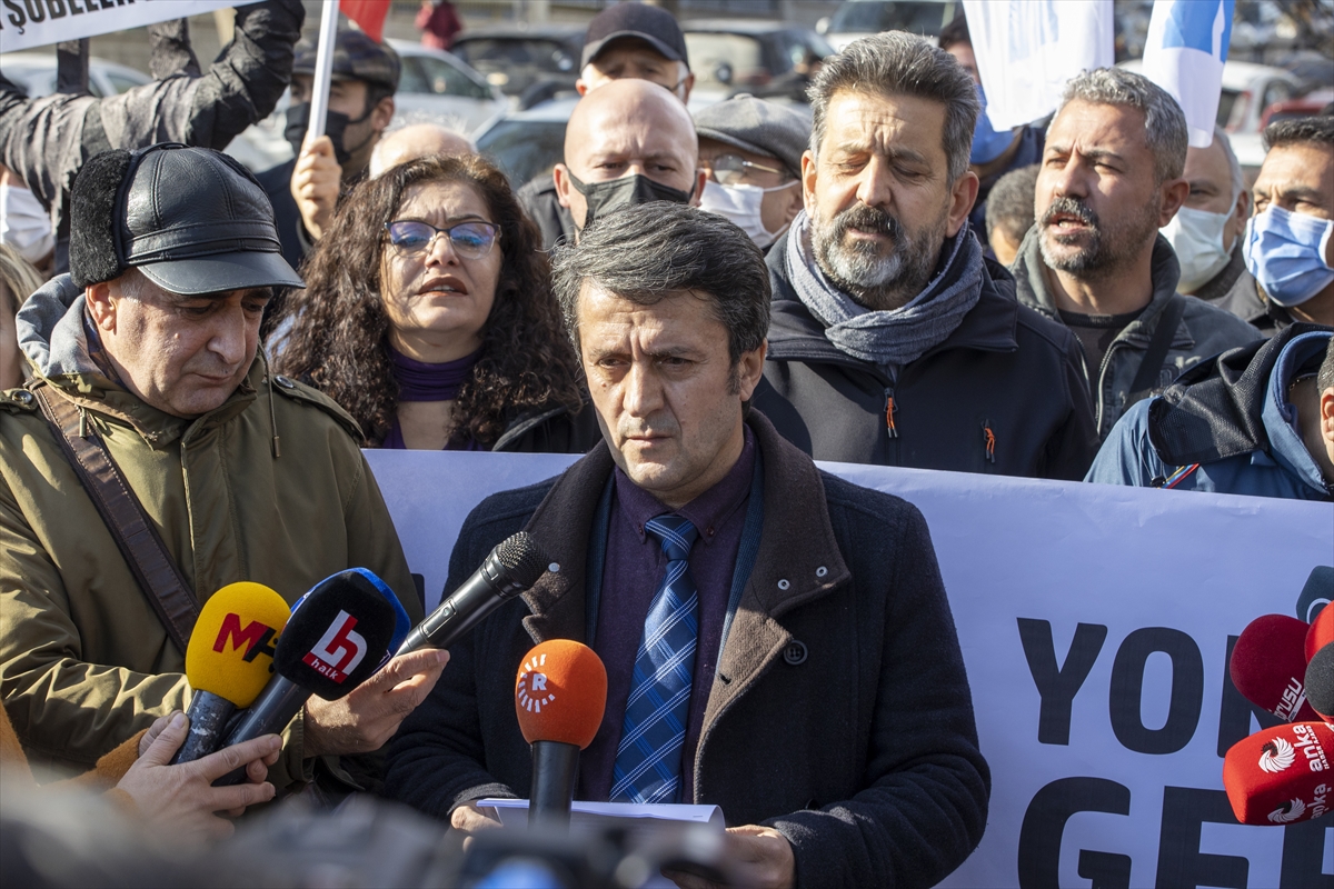 KESK üyeleri TÜİK'i protesto etti