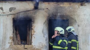 KİLİS (AA) – Kilis'te evde çıkan yangında yalnız yaşayan 95