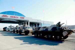 BİŞKEK (AA) – Kazakistan'ın Almatı kentinde bir hafta konuşlandırılan Kırgız