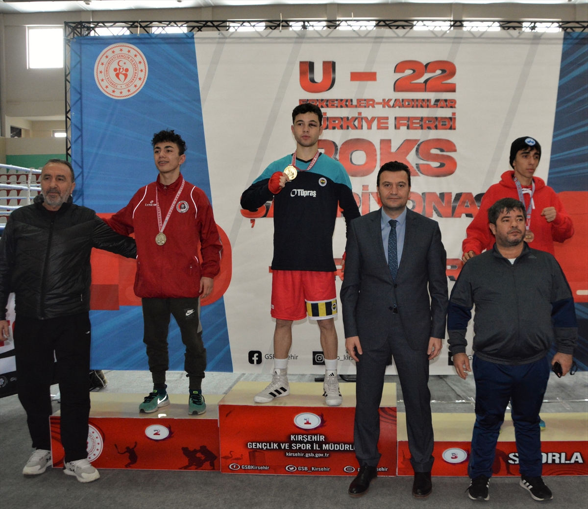 Kırşehir'de 22 Yaş Altı Türkiye Ferdi Boks Şampiyonası sona erdi