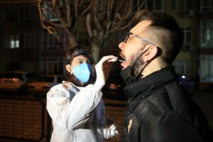 KIRKLARELİ (AA) – Kırklareli İl Sağlık Müdürlüğü filyasyon ekibi yeni