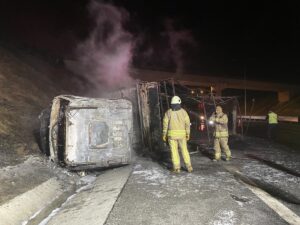 İSTANBUL (AA) – Kuzey Marmara otoyolunda meydana gelen trafik kazasında
