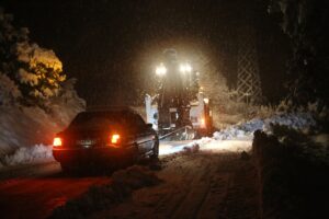 MERSİN (AA) – Mersin'in Toroslar ilçesinin yüksek kesimlerinde etkili olan