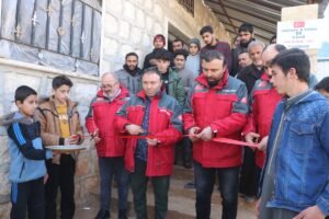 İDLİB (AA) – Suriye'de Sadakataşı Derneği, İdlibli zorla yerinden edilen