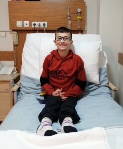 SAMSUN (AA) – Suriye'deki iç savaşta vücuduna şarapnel parçasının isabet