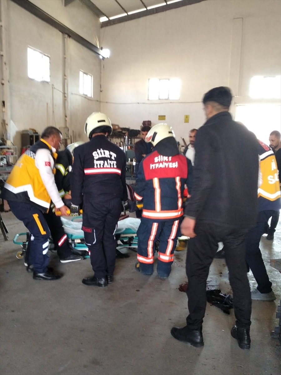 Siirt'te helyum gazı dolu varile kaynak yapan kişi patlama sonucu yaralandı