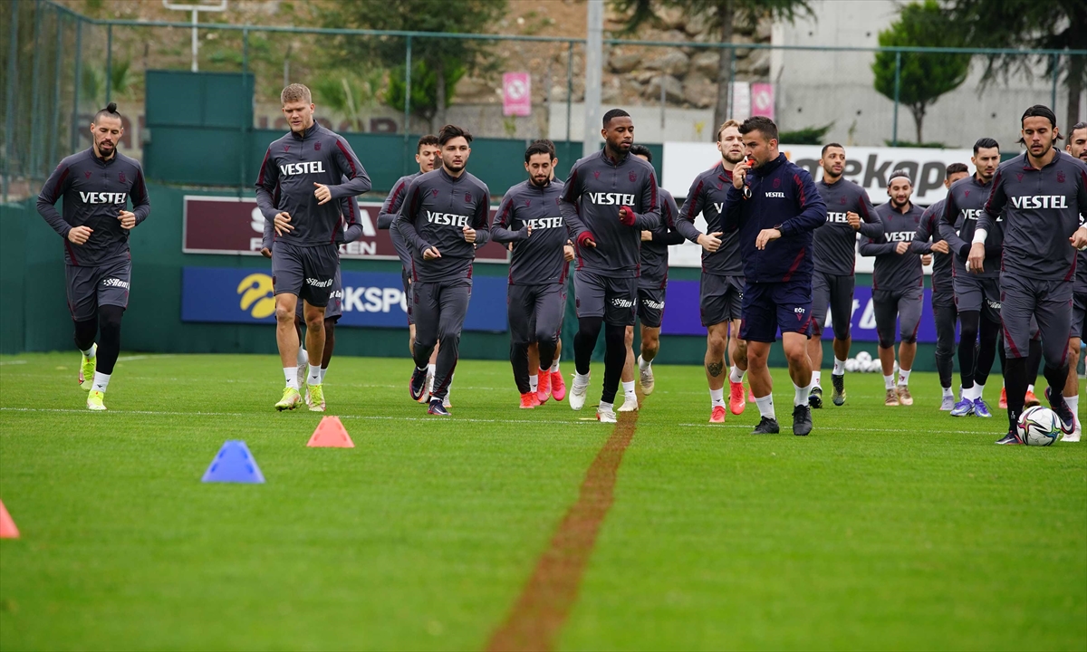 Trabzonspor, Sivasspor maçı hazırlıklarını sürdürdü