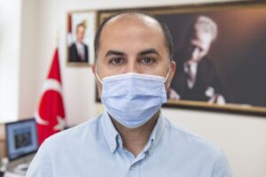 - "İlimizde salgın yayılımının en çok toplu alanlarda maske ve