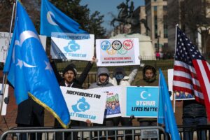 NEW YORK (AA) – ABD'de yaşayan Uygur Türkleri, Beyaz Saray