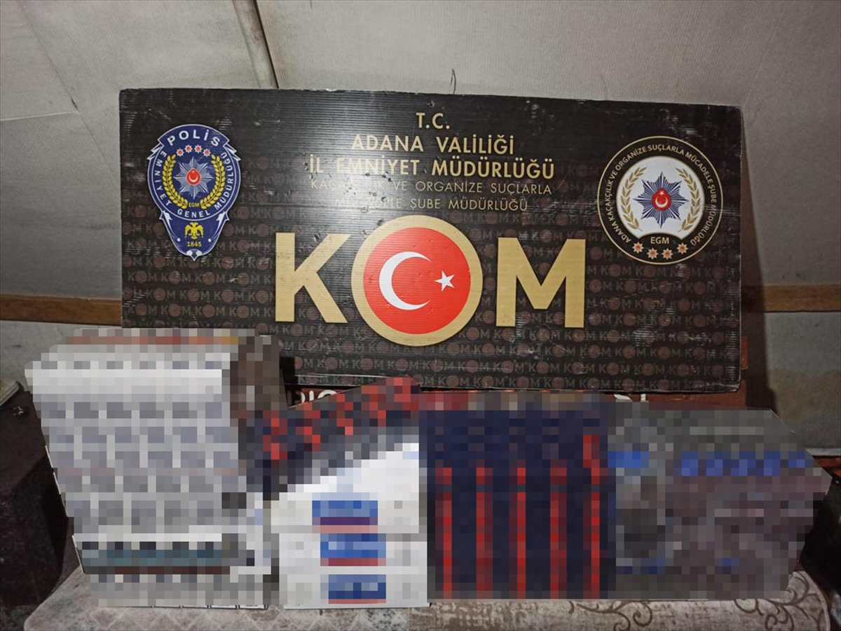Adana'da kaçakçılık operasyonunda 8 şüpheli yakalandı