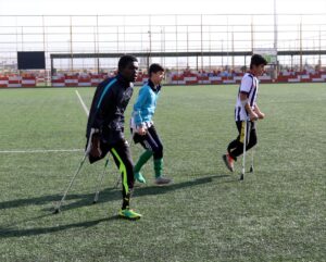 ŞANLIURFA (AA) – MÜSLÜM ETGÜ – Sierra Leone Ampute Futbol