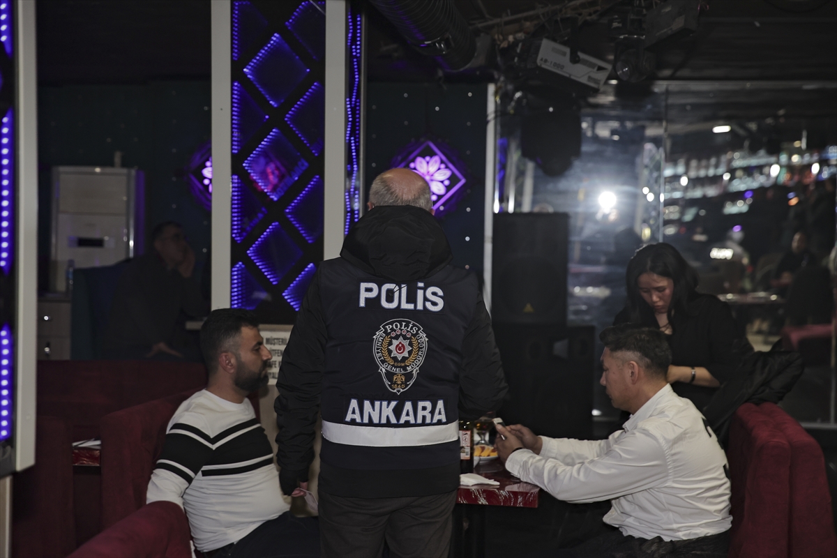 Ankara'da eğlence mekanlarına yönelik asayiş uygulaması yapıldı