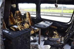 ANTALYA (AA) – Antalya'nın Manavgat ilçesinde seyir halindeyken alev alan