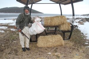 KONYA (AA) – Konya'nın Beyşehir ilçesinde, Beyşehir Gölü içinde bulunan