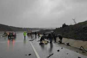 ÇANAKKALE (AA) – Çanakkale'nin Ayvacık ilçesinde cipin devrilmesi sonucu 6