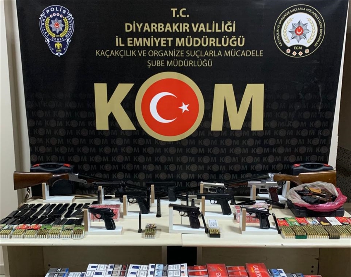 Diyarbakır'da silah kaçakçılığı operasyonunda 18 şüpheli yakalandı