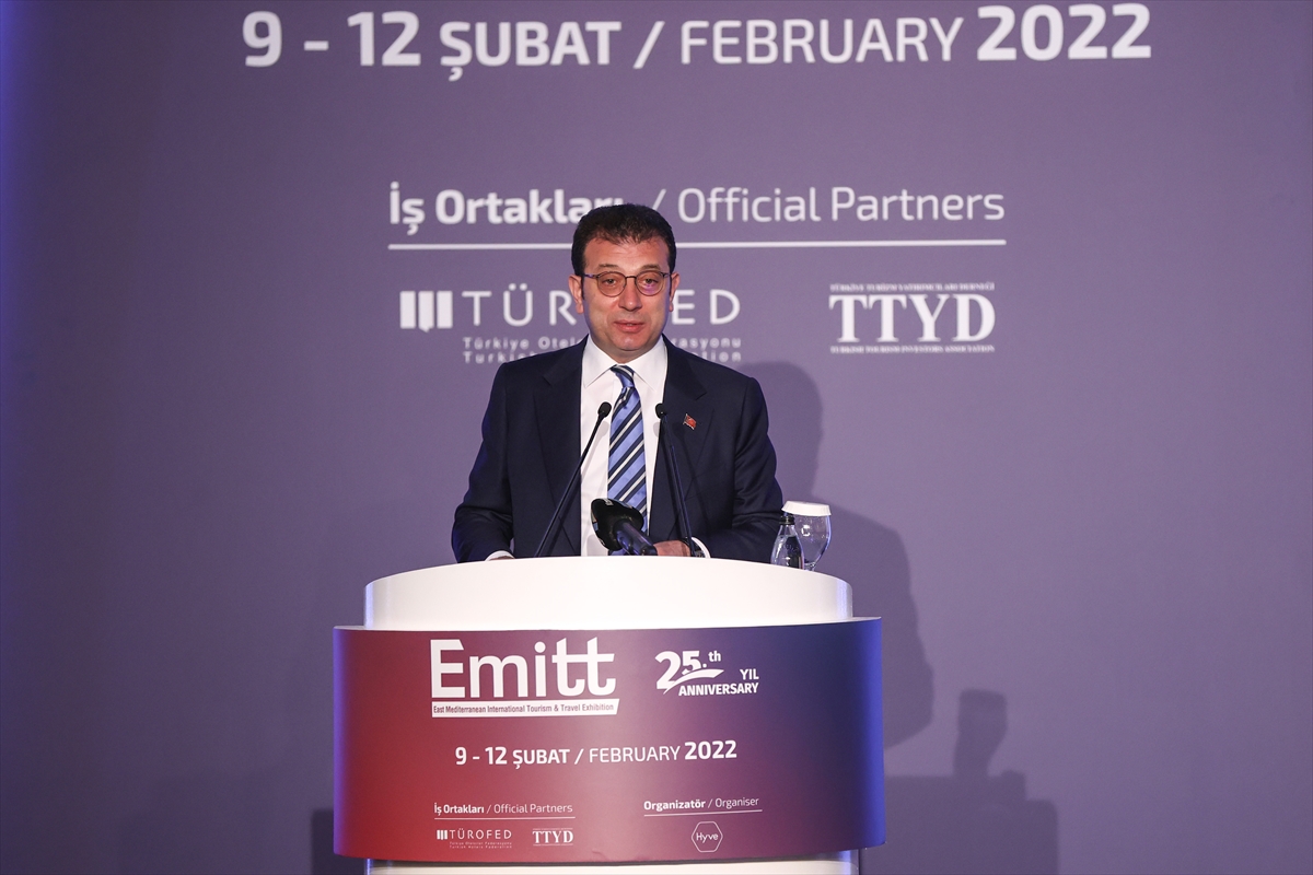 Bakan Ersoy, Doğu Akdeniz Uluslararası Turizm ve Seyahat Fuarı'nın açılışında konuştu: