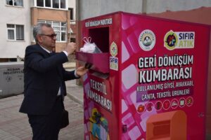 EDİRNE (AA) – Edirne'nin Keşan ilçesinde, geri dönüşüme kazandırılacak tekstil