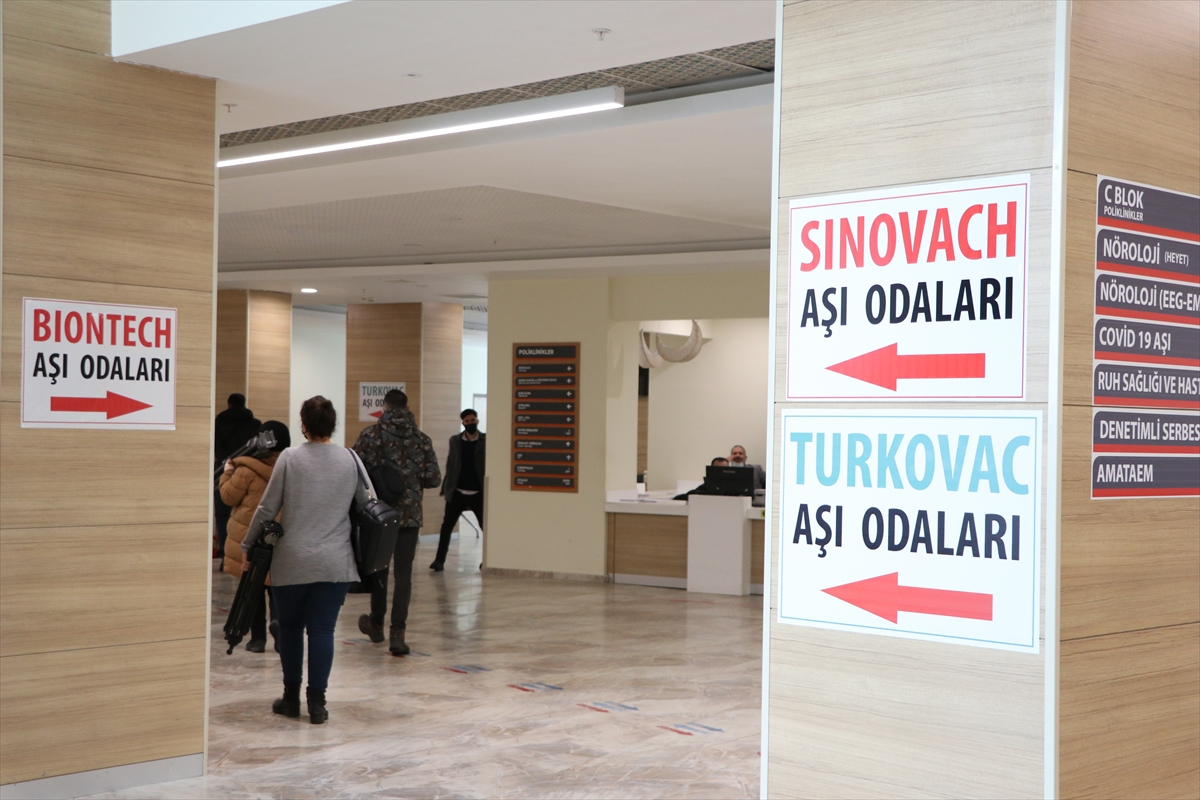 Erzurum'da TURKOVAC uygulananlarda yan etkiye rastlanmadığı kaydedildi