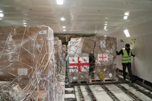 TİFLİS (AA) – Gürcistan hükümetinin kararıyla Ukrayna'ya 100 ton insani