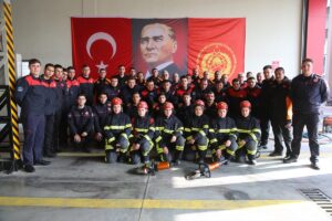 KAYSERİ (AA) – Kayseri Büyükşehir Belediyesi İtfaiye Daire Başkanlığında, aralarında