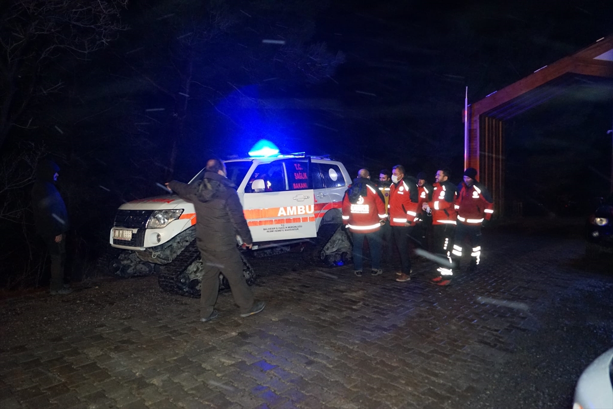 BALIKESİR (AA) – Balıkesir'in Edremit ilçesi Kazdağı Milli Parkı'nda yoğun