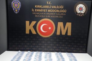 KIRKLARELİ (AA) – Kırklareli'nde piyasaya sahte para sürmeye çalıştıkları iddiasıyla