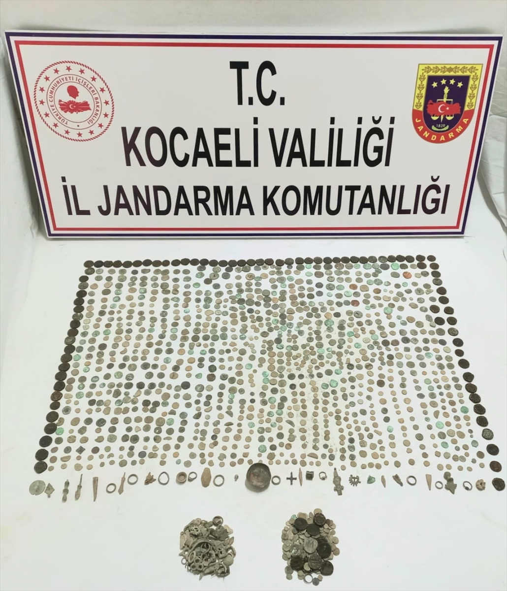 Kocaeli'de 1536 parça tarihi eser ele geçirildi