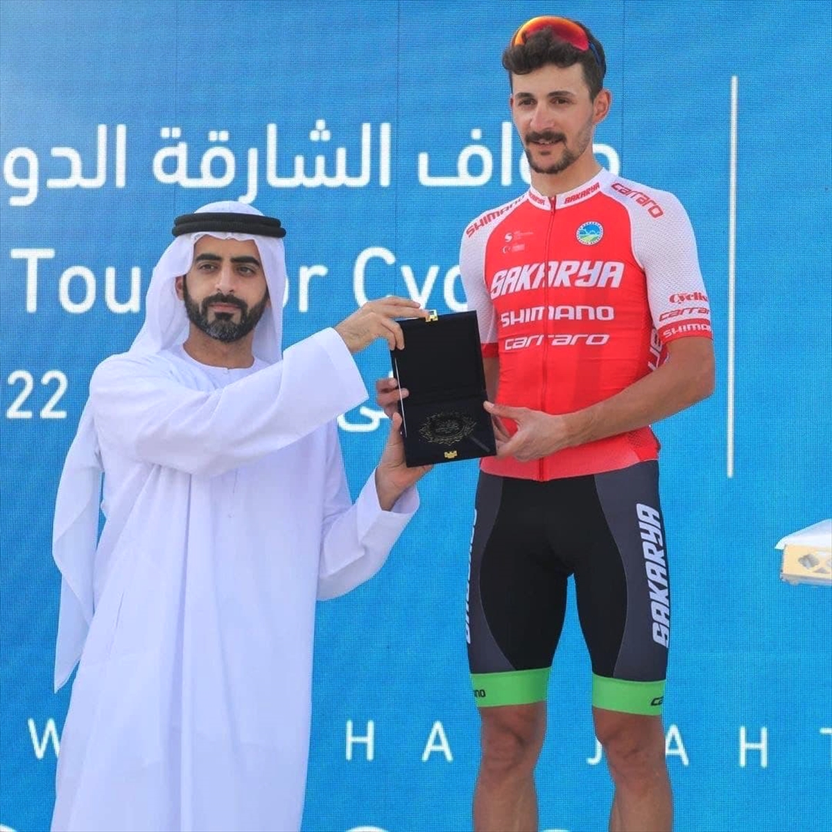 Milli bisikletçiler, Uluslararası Dubai Turu'nda podyuma çıktı