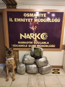 OSMANİYE (AA) – Osmaniye'de, kamyonda 31 kilo 250 gram esrar
