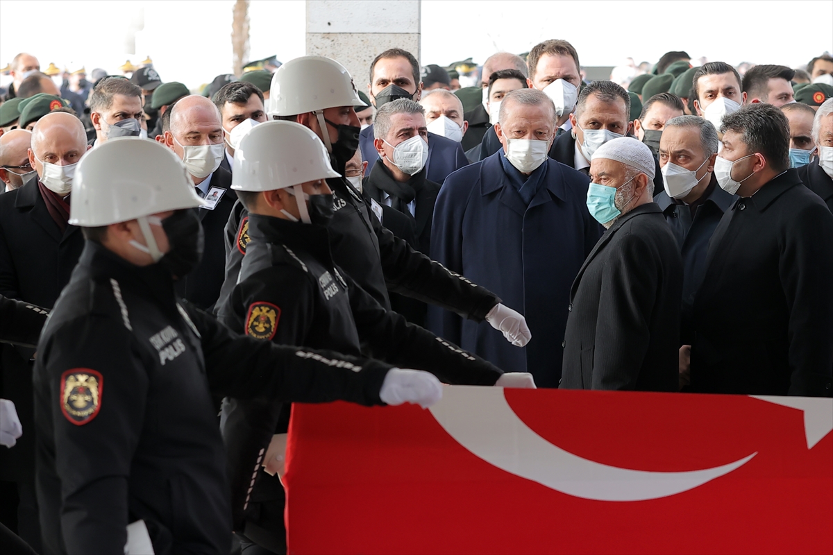 Cumhurbaşkanı Erdoğan, Senegal'de şehit olan Özel Harekat Şube Müdürü Eren'in cenaze namazına katıldı