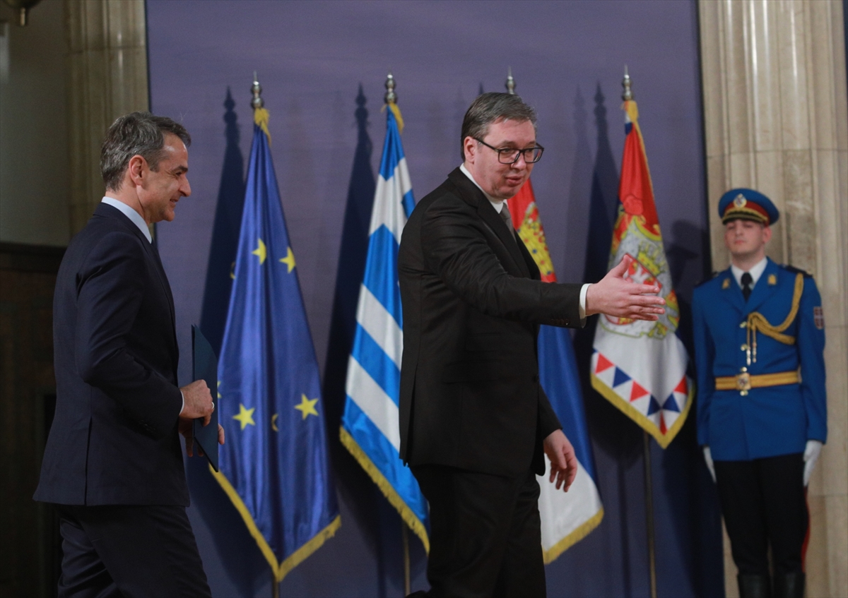 Yunanistan Başbakanı Kiryakos Miçotakis’ten Belgrad'a ziyaret