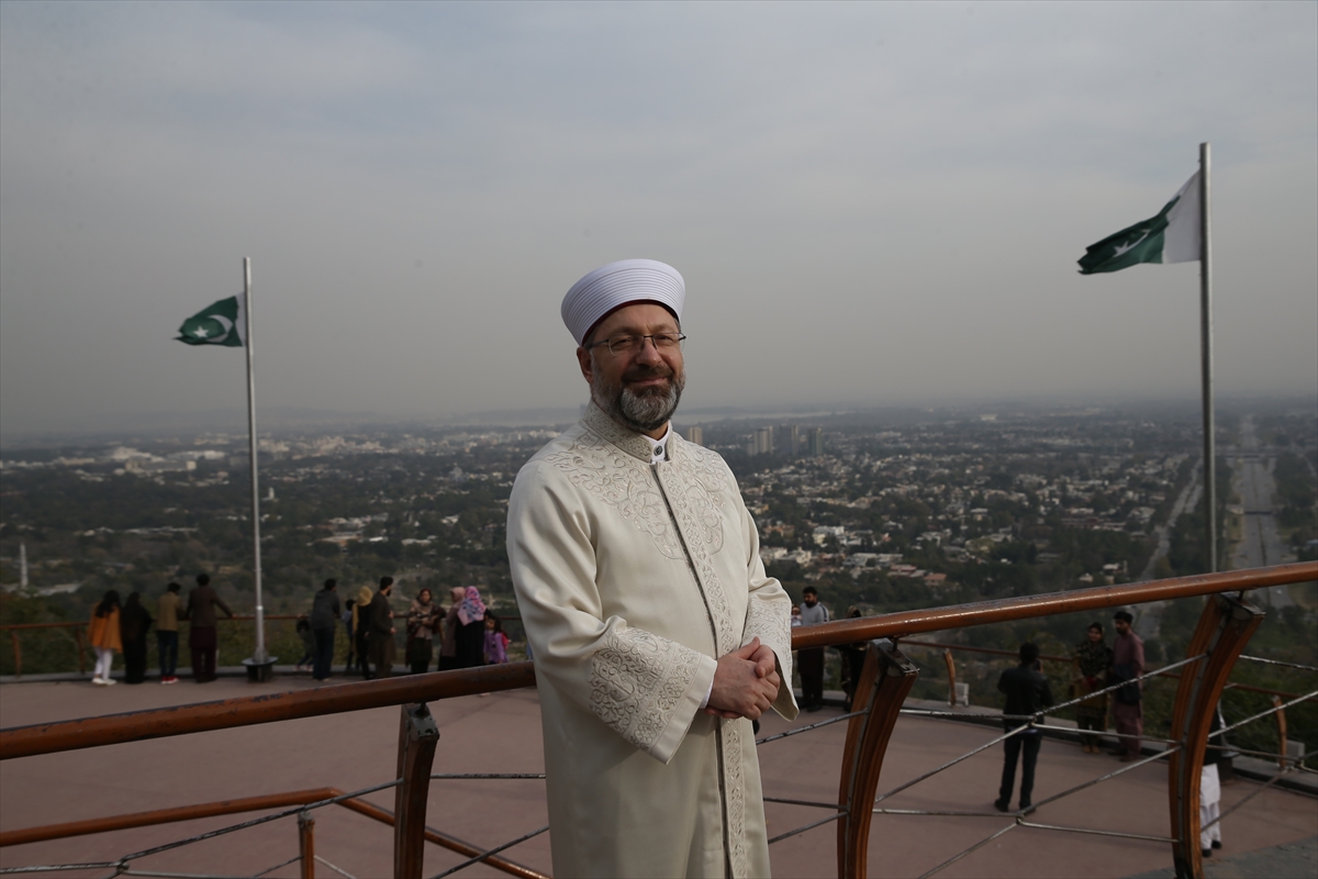 İSLAMABAD (AA) – Diyanet İşleri Başkanı Ali Erbaş, Türkiye'nin imam
