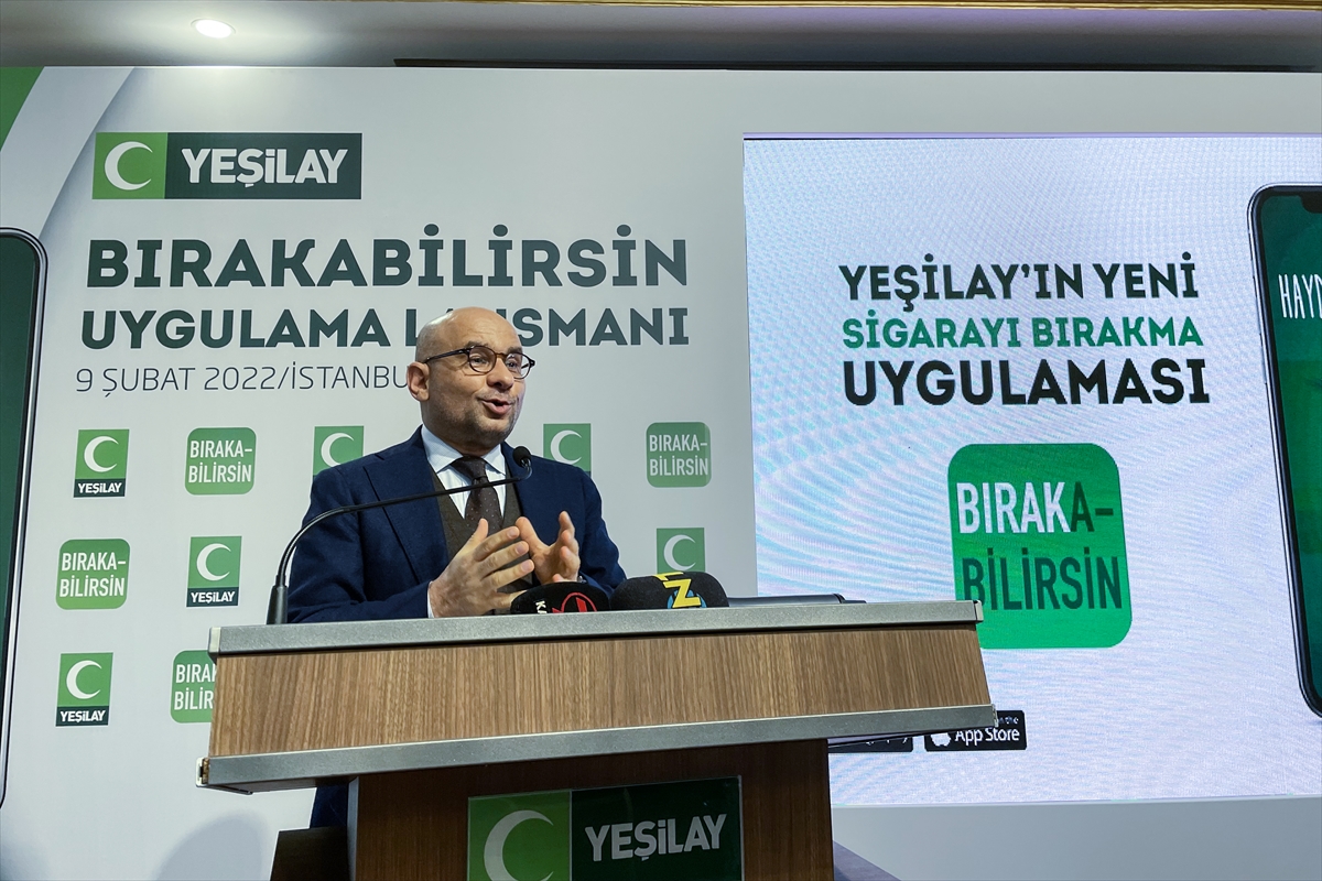 Yeşilay “Bırakabilirsin” uygulamasını Sigarayı Bırakma Günü'nde tanıttı