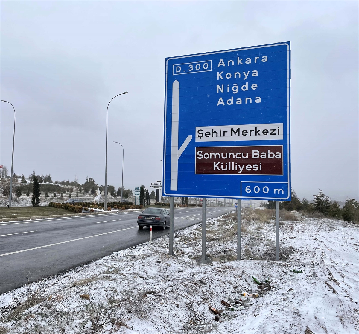 Aksaray-Adana kara yolunun Adana yönü kar nedeniyle kapatıldı