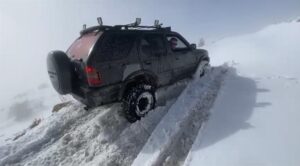 AKSARAY (AA) – Aksaray'da yamaç paraşütü için Hasan Dağı'na giderken