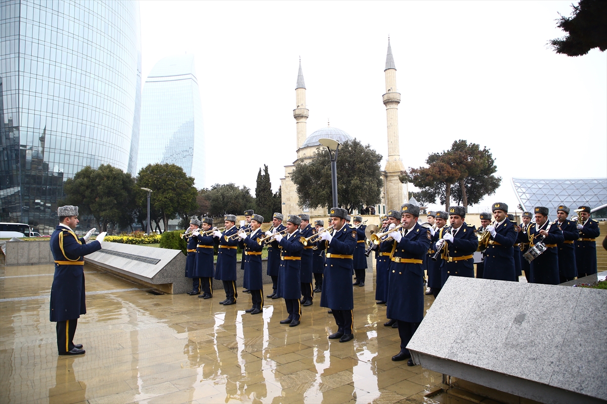 Azerbaycan'da Çanakkale Deniz Zaferi'nin 107. yıl dönümü dolayısıyla tören düzenlendi