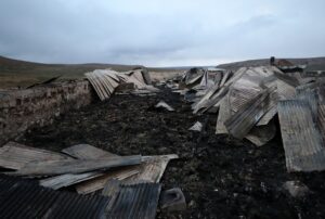 ANKARA (AA) – Ankara'nın Bala ilçesinde bir ağılda çıkan yangında