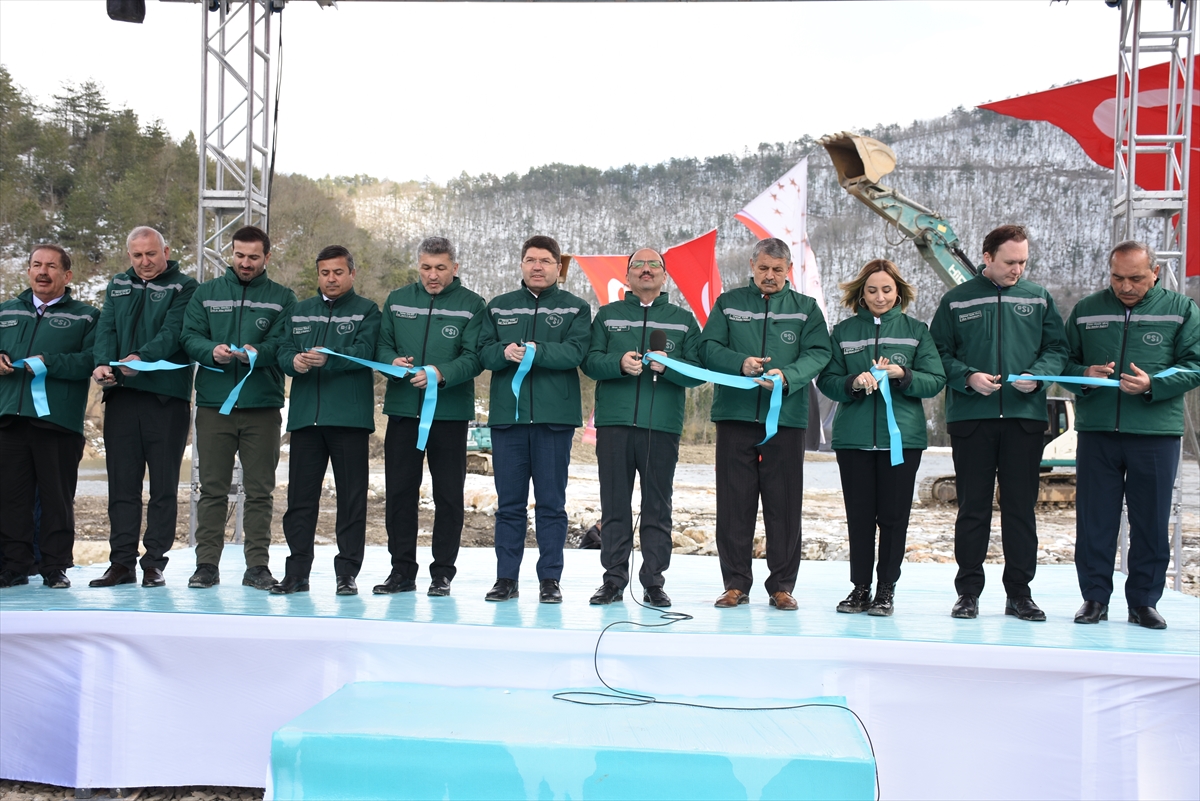 Bartın'daki Bahçecik Yer Altı Barajı törenle hizmete girdi