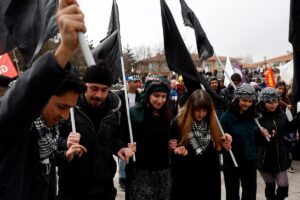 ANKARA (AA) – HDP Ankara İl Başkanlığınca, Anıt Park'ta nevruz