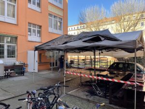 BERLİN (AA) – Almanya’nın başkenti Berlin’de bir camiye yönelik kundaklama