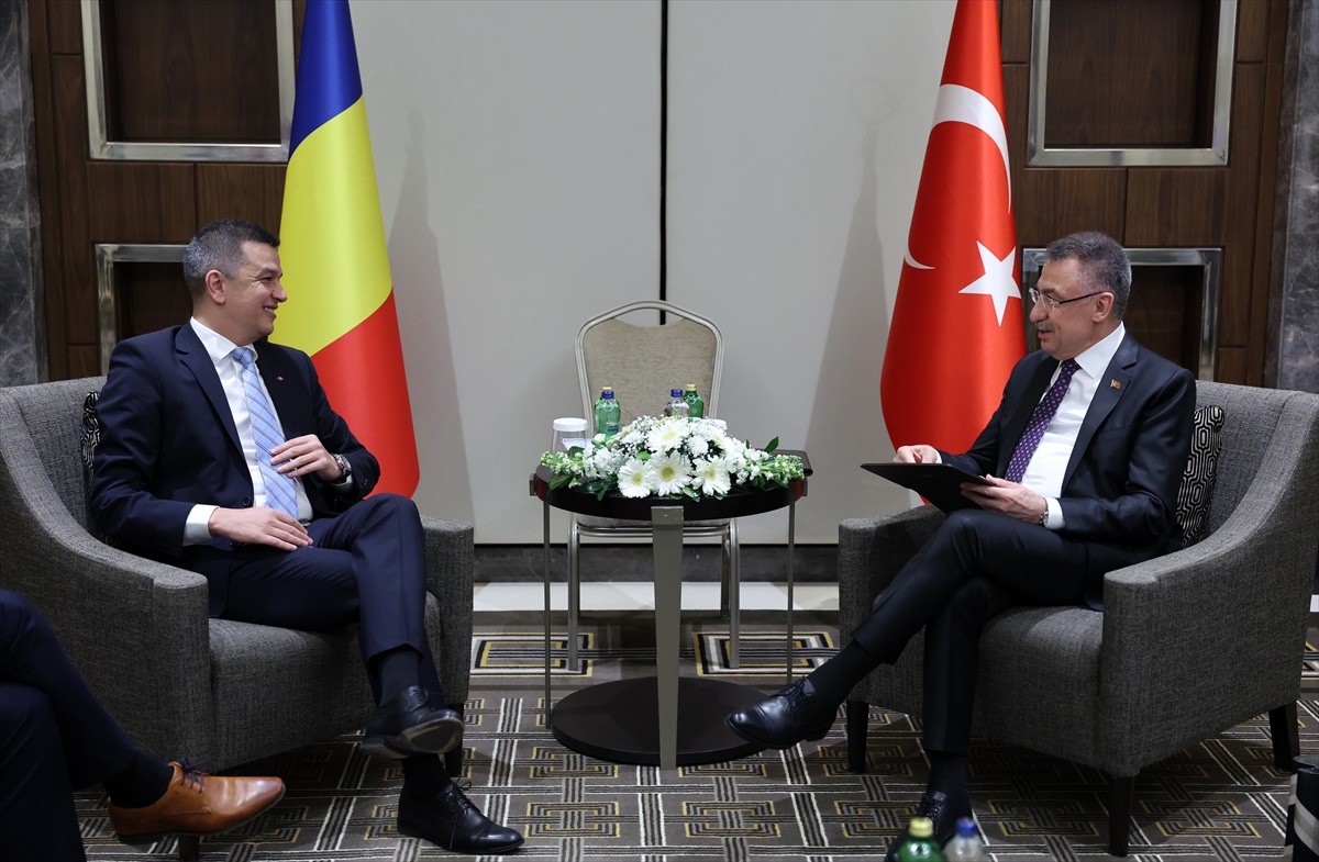 İSTANBUL (AA) – Cumhurbaşkanı Yardımcısı Fuat Oktay, Romanya Başbakan Yardımcısı