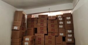 DENİZLİ (AA) – Denizli'de bir tekstil fabrikasından yüklediği ürünleri, alıcıya