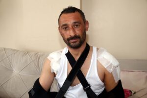 TOKAT (AA) – Tokat'ın Zile ilçesinde domuz saldırısı sonucu yaralanan