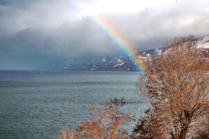 ELAZIĞ (AA) – Elazığ'ın Sivrice ilçesinde sağanak sonrası Hazar Gölü'nün