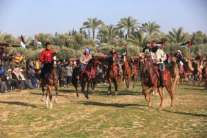 GAZZE (AA) – Gazze'de yüzlerde Filistinli, İsrail işgaline karşı direnişin