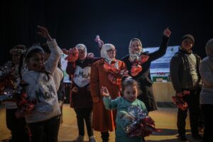 İDLİB (AA) – Suriye'nin kuzeybatısındaki İdlib ilinde Suriyeli Beyaz Kalpler