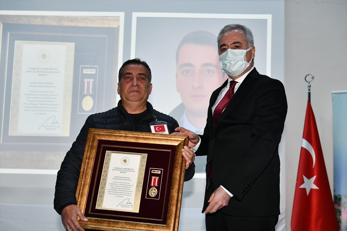 Isparta'da “Devlet Övünç Madalyası Tevcih Töreni” düzenlendi